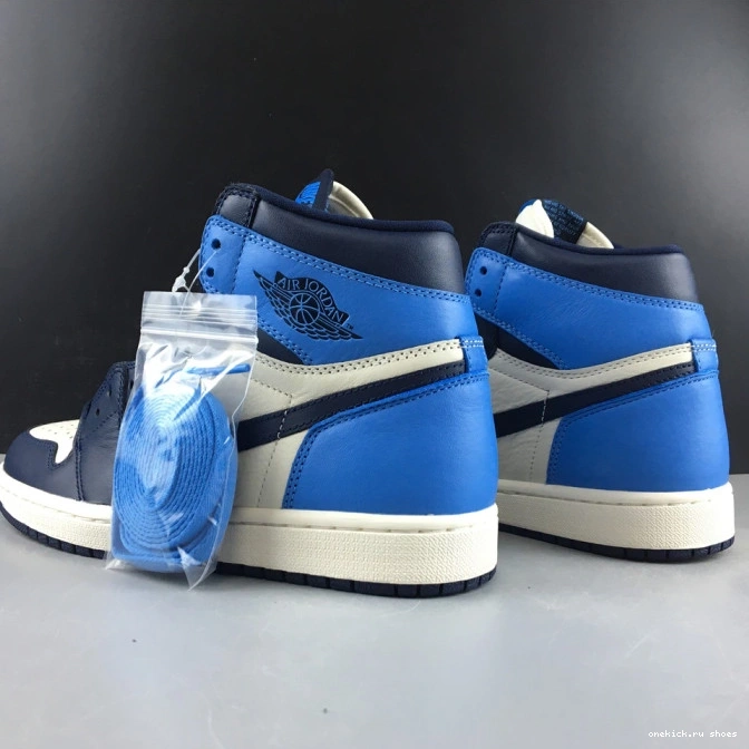Cheap OG 1 Obsidian High 555088-140 Retro Jordan Air 0717